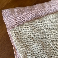 【無料】手織りのコットンストール/天然染めの画像