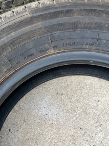 YOKOHAMA 175R14 8PRLT 4本セット タイヤのみ
