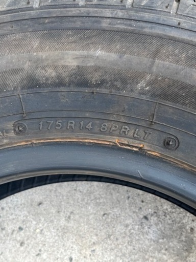 YOKOHAMA 175R14 8PRLT 4本セット タイヤのみ