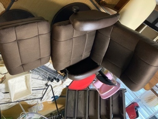 美品☆リクライニングチェアー　オットマン付き！