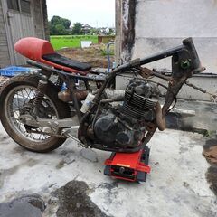 【ご成約】希少　DR500 欠品多数　部品取り車の画像