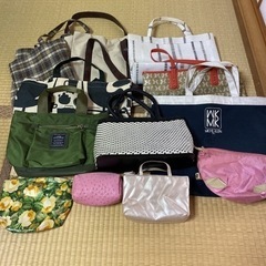 トートバッグ8点　ポーチ4点　まとめ売り