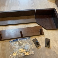 無印　壁に付けられる家具棚　セット