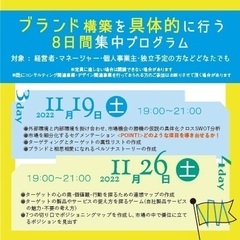 ブランディング講座/ブランディングって結局何をすればいいの？今注目の「ブランディング」のHOW TOを具体的に学ぶ講座の画像