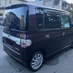 ダイハツ　タントカスタム　車　バイク　　　　の画像