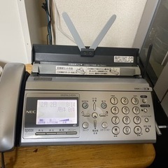 NEC ファクシミリ FAX電話機 SPEAX SP-DA340 Speaks 本体 電源チェック 動作確認済み(美品)の画像