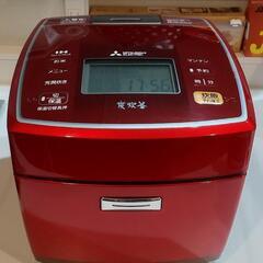 【お話し中】三菱IHジャー炊飯器 ジャンク 赤