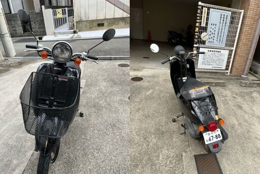 ホンダ　TODAY　AF-61　4スト燃費いいです　黒