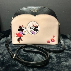【極美品】kate spade ケイトスペード ディズニー ミニーマウス コラボ ドーム クロスボディー ショルダーバッグ