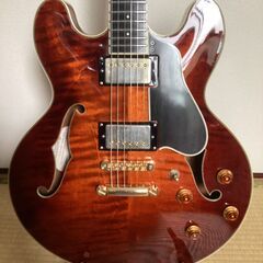 [値下げしました]Eastman フルアコ T-186MX Antique Redの画像