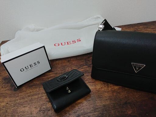 値下げ【美品】GUESSバッグ\u0026財布
