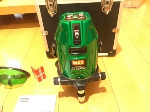【決まりました】MAX グリーンレーザ墨出器 LA-S801DG
