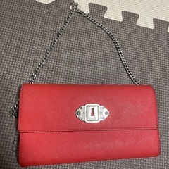 ANNA SUI 財布 赤 チェーン