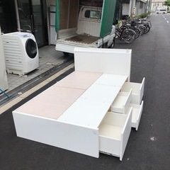 ?セミダブルベッドセット?大阪市内配達設置無料??保証有り