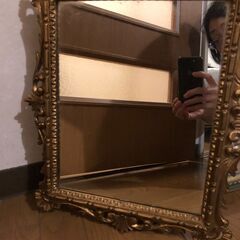 アンティークミラー、壁掛け・スタンドタイプ