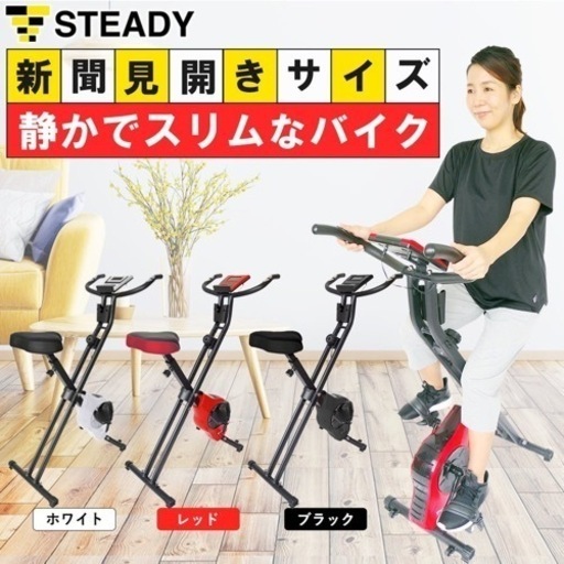STEADY   エアロバイク　ほぼ新品