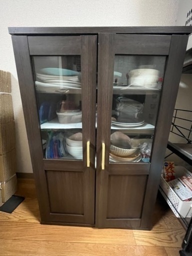 美品　ニトリ　食器棚
