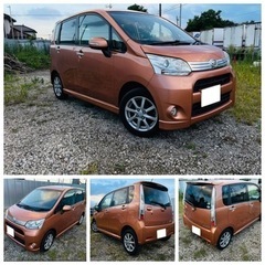H23ダイハツムーヴカスタムX車剣4/1270,000kmTV,ナビバークカメラの画像