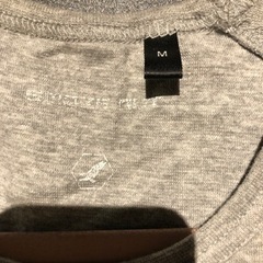 七分袖Tシャツ　グレーの画像