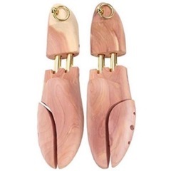 美品 高級 シューツリー シューキーパー レッドシダー 木製 リ...