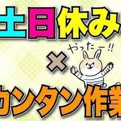 【日払い可】夕方には終了＜高時給1400円×土日休み＞部品の検査...