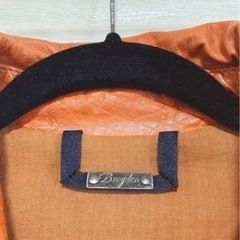 Brogden 1959 オレンジライダースレザージャケットの画像