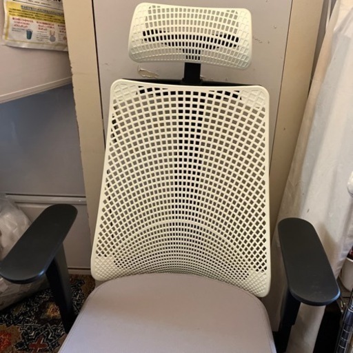 イトーキ オフィスチェア デスクチェア ハイバック ホワイト YL9-WHEL