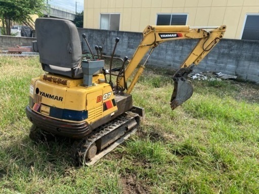 ヤンマーB07ミニユンボ 中古油圧ショベル動作確認済み
