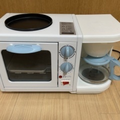 モーニングセットメーカー3WAY トースター 目玉焼き コーヒー...