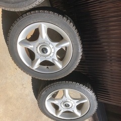 ミニR50純正アルミ　スタッドレスタイヤ4本セットの画像