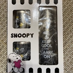 スヌーピーグッズ 水筒 マグ セット