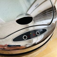 アイリスプラザ ゴミ箱 センサー付き 48L 自動開閉 キッチン 生ゴミ ふた付き(45リットルゴミ袋対応) シルバーの画像