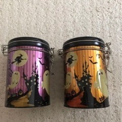 カルディ　ハロウィンキャニスター缶