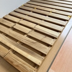 すのこベッド　シングル　国産ひのき製