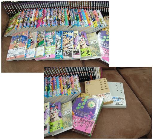 計87冊 ジョジョの奇妙な冒険 荒木飛呂彦 1部～8部途中まで 文庫版 単行本 魔少年ビーティー バオー来訪者など 札幌市 清田区 平