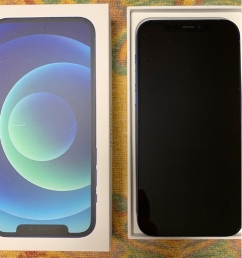 【SIMフリー】iPhone12 128GB Blue 青 動作確認のみ