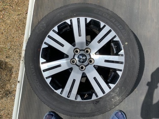 【中古美品】デリカD:5用 ほぼ新車外し純正アルミホイール4本セット