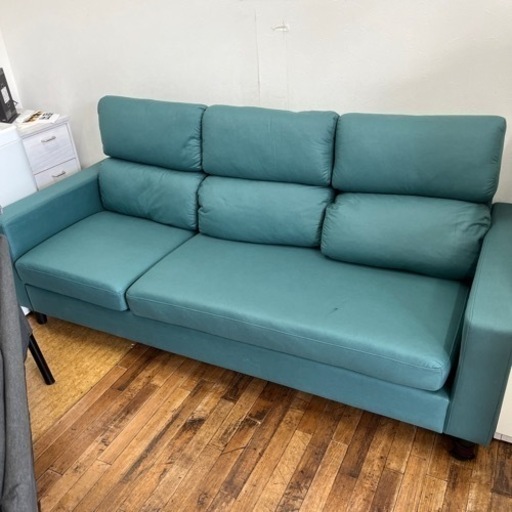 オットマン付き 3人がけソファ