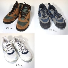 靴3足 まとめて　男児靴 22〜23.5センチ 子ども靴 男子靴...