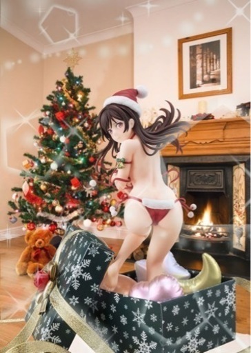 彼女、お借りします 水原千鶴 サンタビキニdeふわもこフィギュア 1/6