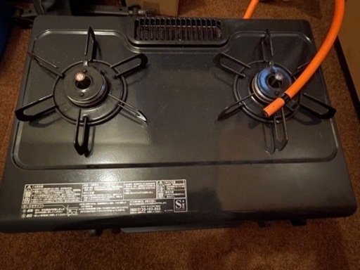 【値下げ可】２口ガスコンロ　プロパンガス用