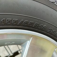 スタッドレスタイヤ 13インチ(ダイハツ純正)ホイールセット 軽自動車の画像