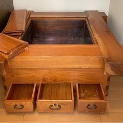 欅の火鉢 囲炉裏 無垢