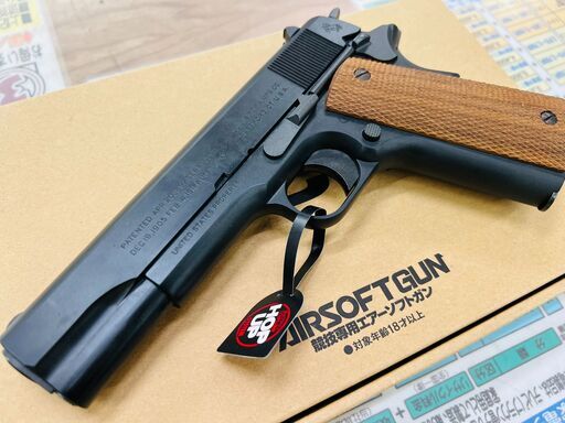 WA SCW COLT M1911 CARBON BLACK ガスガン