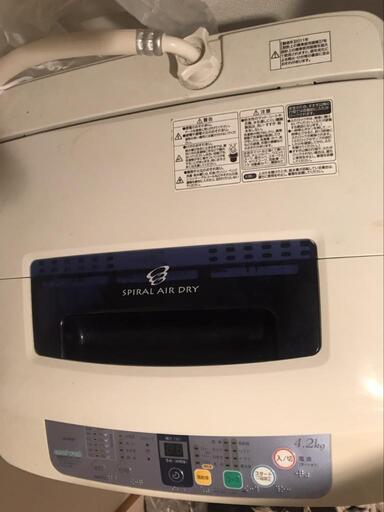 ハイア－ル4.2L洗濯機