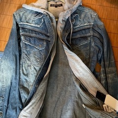 紳士ジャケットデニム新品の画像