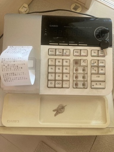 レジスター 8部門 小型ドロア  SE-S20 CASIO カシオ