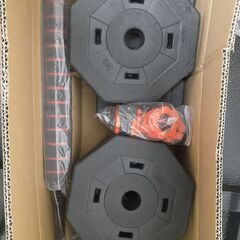 [急な片付け] Wout バーベルにもなる ダンベル 20kg ...
