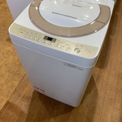 【愛品館市原店】SHARP 2017年製 7.0Kg洗濯機 ES-KS70S-N 【愛市I4S030651-104】