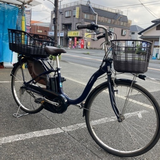 ◼️【中古品】 PAS電動自転車　紺色 YAMAHA ヤマハ自転車 2021年式 バッテリー自転車